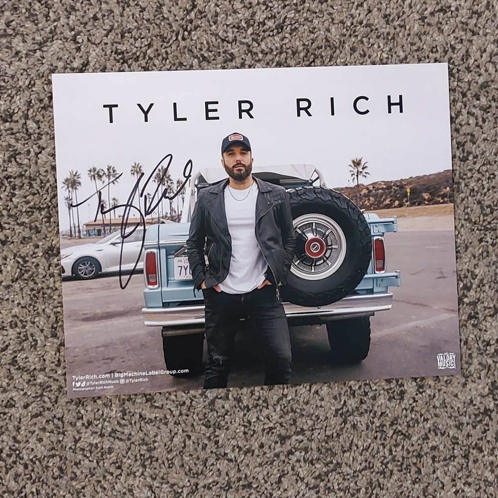 Tyler Rich Hand Signed Autograph Photo